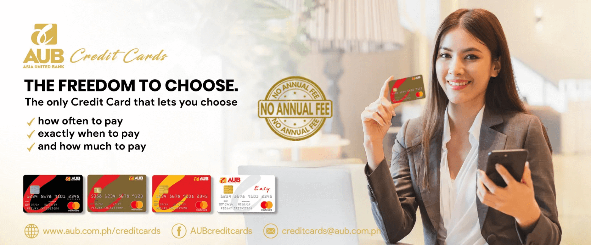 Asia united bank credit cards
