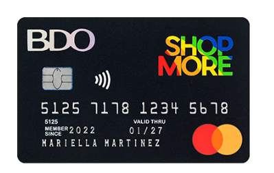BDO ShopMore Mastercard for beginners