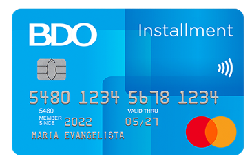 BDO Installment Card