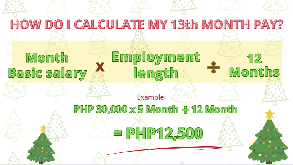How to Compute 13th Month pay for 5 Months