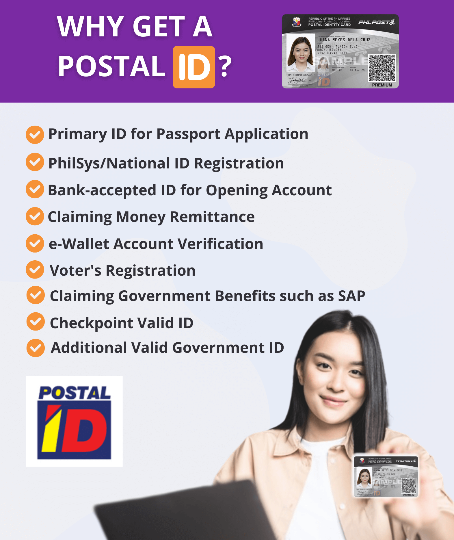 how to get postal id