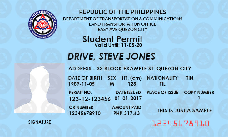 how to get student permit lto