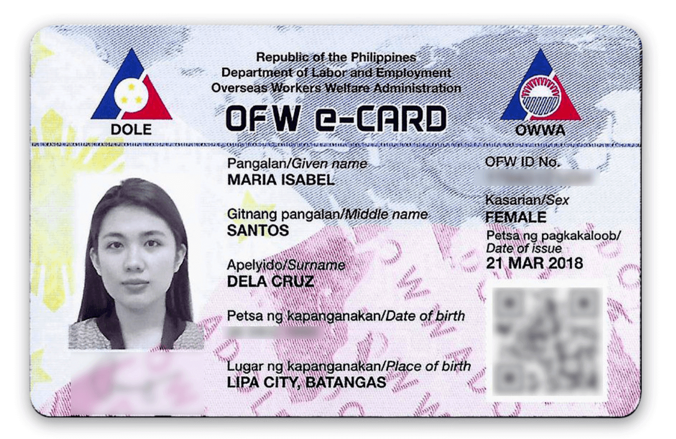 ofw id card