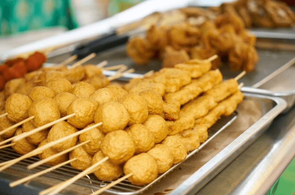 Fish Balls, Squid Balls and Chicken street food ideas Philippines 
